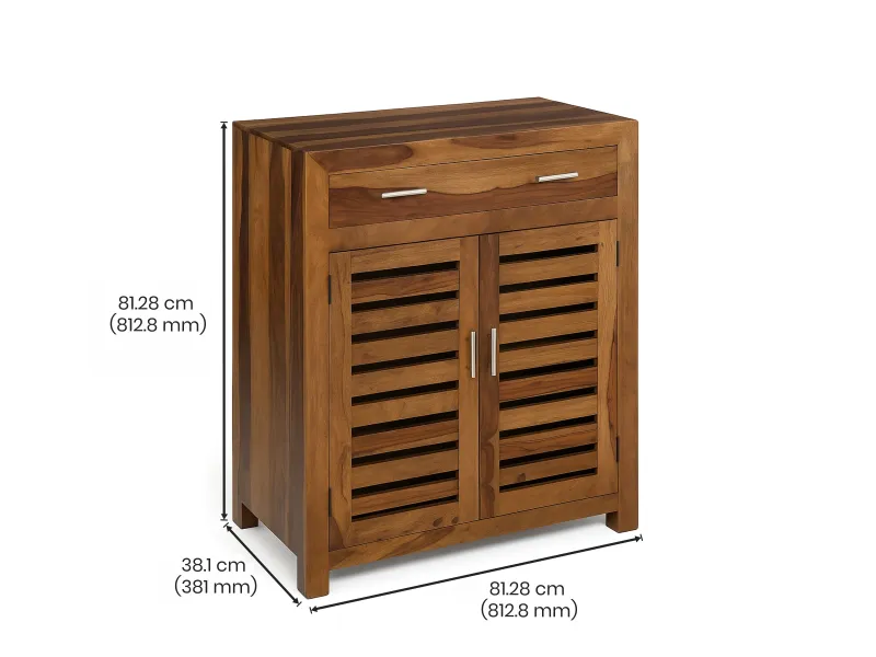 Alexa Solid Wood Shoe Rack